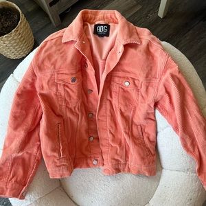 COPY - LIKE NEW BDG peach corduroy jacket